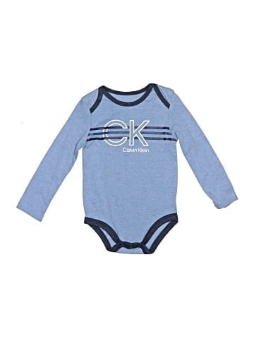 Calvin Klein Long Sleeve Onesie (view 1)