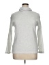 Architect Solid Silver Turtleneck Sweater Size XL (petite) - photo 1
