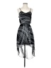 Express 100% Polyester Graphic Gray Casual Dress Size XS - photo 1
