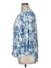 Fred David Blue 3/4 Sleeve Blouse Size 1X - photo 5