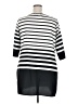 Simplee 100% Polyester Black 3/4 Sleeve Top Size 18 - photo 2