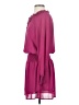 Veronica M. 100% Polyester Solid Pink Casual Dress Size XS - photo 5
