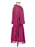 Veronica M. 100% Polyester Solid Pink Casual Dress Size XS - photo 4