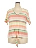Truself Orange Short Sleeve Top Size 2X - photo 1