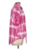 MULTIPLES 100% Polyester Tie-dye Pink Short Sleeve Blouse Size L - photo 4