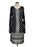 Unbranded Paisley Black Casual Dress Size M (estimated) - photo 1