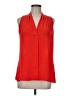 Adrienne Vittadini 100% Polyester Red Sleeveless Blouse Size M - photo 1