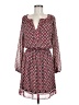 Max Studio 100% Polyester Print Burgundy Casual Dress Size M - photo 1