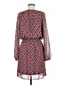 Max Studio 100% Polyester Print Burgundy Casual Dress Size M - photo 2