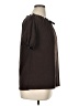 Basic Editions Brown Short Sleeve Blouse Size XL - photo 4