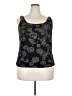 Alex Evenings Paisley Black Sleeveless Top Size 2X - photo 1