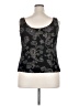 Alex Evenings Paisley Black Sleeveless Top Size 2X - photo 2