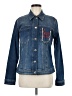 Love Moschino Graphic Blue Denim Jacket Size 8 - photo 1