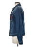 Love Moschino Graphic Blue Denim Jacket Size 8 - photo 5
