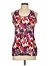 Lukka Purple Sleeveless Blouse Size L - photo 1
