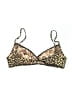 Robin Piccone Animal Print Gold Brown Swimsuit Top One size - photo 2