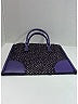 Prada 100% Canvas Tweed Purple Satchel One size - photo 4