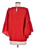 Jess Lea 100% Polyester Red 3/4 Sleeve Blouse Size M - photo 2