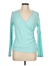 Unbranded Teal Long Sleeve Blouse Size L - photo 1