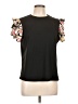 Unbranded 100% Polyester Black Short Sleeve Top Size L - photo 1