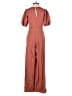 MNG Solid Brown Jumpsuit Size XXS - photo 2