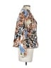 Birch Hill 100% Cotton Print Blue Blazer Size S - photo 4