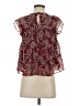 Mi ami Burgundy Sleeveless Blouse Size XS - photo 2