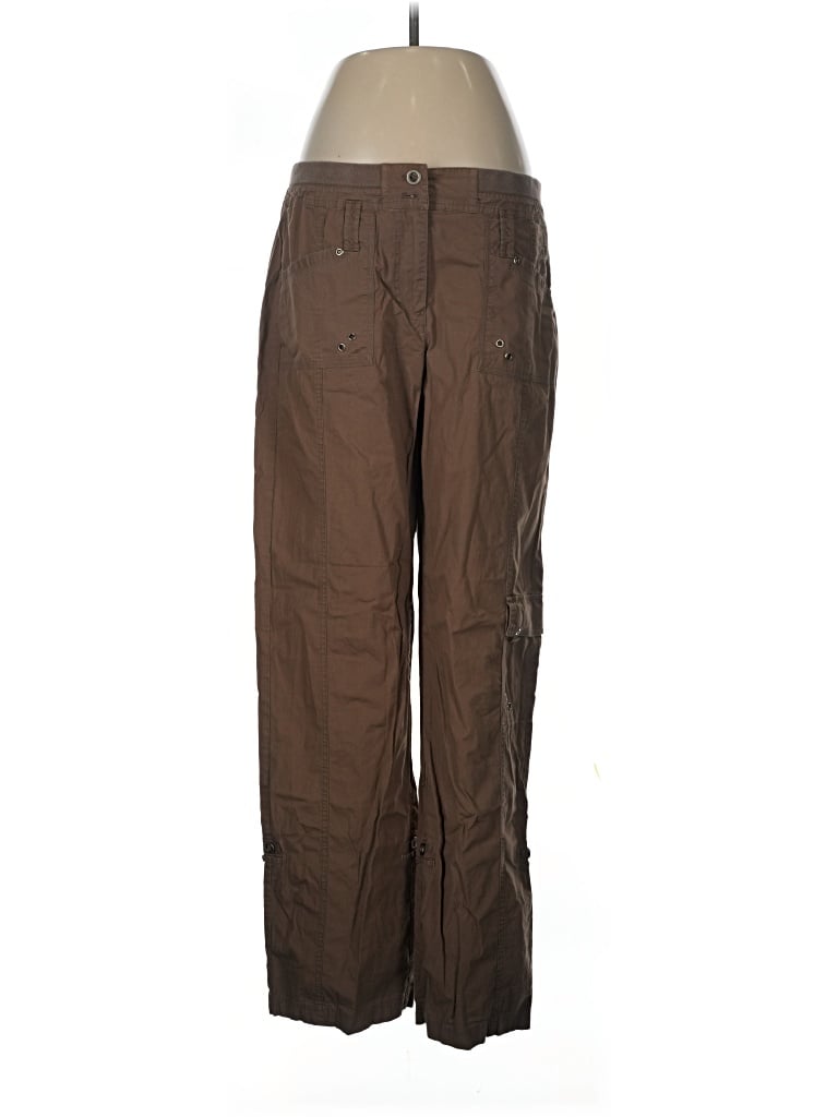 Pre-owned Chico's Cargo Pants In Brown