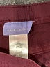 Laura Scott Solid Burgundy Active Pants Size L - photo 7