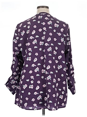 Lane Bryant Outlet 3/4 Sleeve Blouse (view 2)