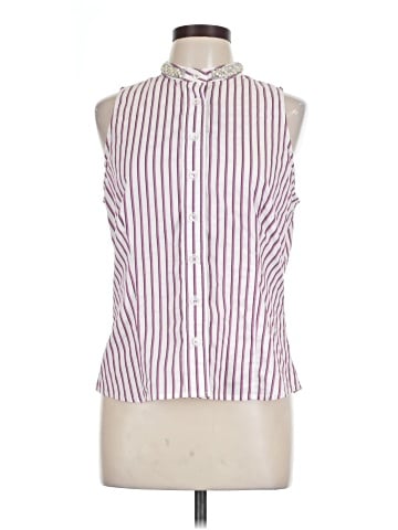 Etcetera Sleeveless Button-Down Shirt (view 1)
