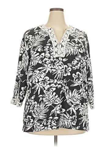 C.D. Daniels 3/4 Sleeve Blouse (view 1)