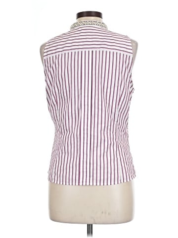 Etcetera Sleeveless Button-Down Shirt (view 2)