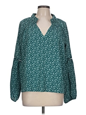 Blue Rain Long Sleeve Blouse (view 1)