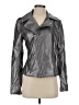 Boston Proper 100% Polyurethane Metallic Gray Jacket Size XS - photo 1