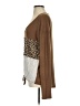 Daytrip Animal Print Brown Cardigan Size S - photo 5