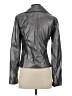 Boston Proper 100% Polyurethane Metallic Gray Jacket Size XS - photo 2