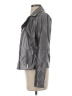 Boston Proper 100% Polyurethane Metallic Gray Jacket Size XS - photo 5