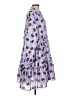 Stella Nova 100% Polyester Print Blue Casual Dress Size EU 42 / US 12 - photo 4