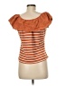 Bunulu Orange Short Sleeve Top Size M - photo 2