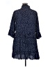 Unbranded 100% Polyester Polka Dots Blue Casual Dress Size XL - photo 2