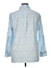 Talbots 100% Cotton Paisley Blue Long Sleeve Blouse Size 14 - 15 Plus - photo 2