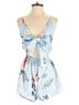 Assorted Brands Floral Blue Romper Size S - photo 1