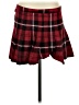 Street Code Plaid Red Casual Skirt Size S - photo 2