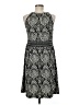 Apt. 9 Paisley Black Casual Dress Size M - photo 2