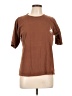 Assorted Brands 100% Cotton Brown Short Sleeve Top Size L - photo 1