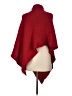 Unbranded 100% Viscose Red Poncho One size - photo 2