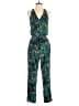 Adelyn Rae Print Teal Jumpsuit Size XS - photo 1
