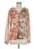 Umgee 100% Polyester Orange Long Sleeve Blouse Size M - photo 1