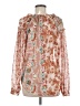 Umgee 100% Polyester Orange Long Sleeve Blouse Size M - photo 2